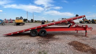 Used East Texas Trailers 14k Tilt Back Trailer For Sale [upl. by Lydell]