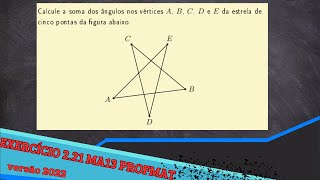 MA13 Cap2 exercício 221 versão 2022 mestrado profmat [upl. by Peh]