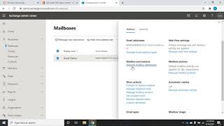 Managing mailboxes in Office 365 Exchange [upl. by Aret257]