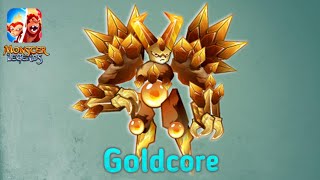 How to breed Goldcore in Monster Legends [upl. by Athalie]