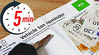 Tax Your Vehicle In 5 Mins  DVLA 🚗5️⃣ [upl. by Ashton788]