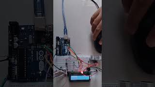 Vehicle Speed Detector Using Ultrasonic Sensor arduino [upl. by Raasch354]