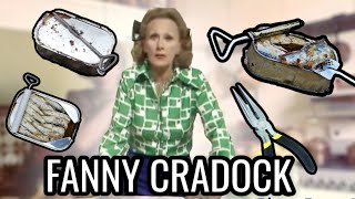 Fanny Cradock Tips on opening Sardine tins [upl. by Ees636]