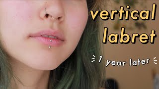 VERTICAL LABRET｜pros amp cons ✨ [upl. by Wylie329]