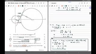 Analytical Geometry Grade 12 November 2023 Question 4  zamokuhlemakhamba [upl. by Sidra]