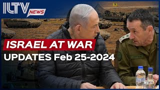 Israel Daily News– War Day 142 February 25 2024 [upl. by Slaohcin]