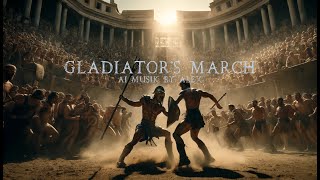 Gladiators March  Epic AICreated Music for the Brave StarOverAlex aimusic [upl. by Hafeenah]