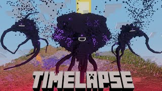 I Let The Wither Storm in The Sky For 2 Hours Heres What Happend Timelapse [upl. by Etnoj415]