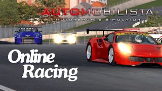 Online Racing  Interlagos  Automobilista Mod GT3  Hero Racing [upl. by Seravaj]