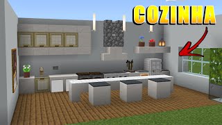 🔥Minecraft Tutorial Como fazer uma COZINHA bonita para a sua CASA [upl. by Barfuss840]