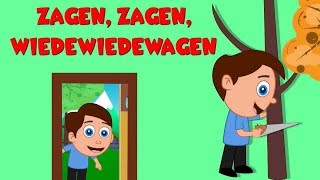 Zagen zagen wiede wiede wagen  Nederlandse Kinderliedjes [upl. by Haase]