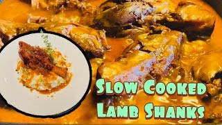 SLOW COOKED LAMB SHANKS [upl. by Ahsineb]