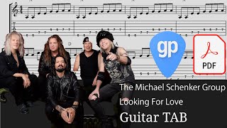 The Michael Schenker Group  Looking for Love 2009 Remaster Guitar Tabs TABS [upl. by Ecaroh]