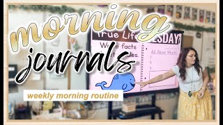 starting morning journals in first grade [upl. by Audris619]