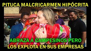 Maricarmen Alva HIPÓCRITA abraza a campesinos pero los explota en su empresa agroexportadora [upl. by Name]