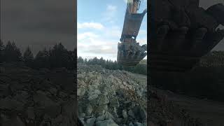 Cat 330 day 30 rock fill caterpillar constructionequipment [upl. by Larrabee]