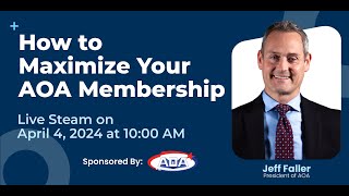 How to Maximize your AOA Membership [upl. by Ahseinet202]