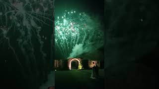 Thornbury Castle Fireworks United Kingdom live travel fireworks uk wedding fire [upl. by Gall]