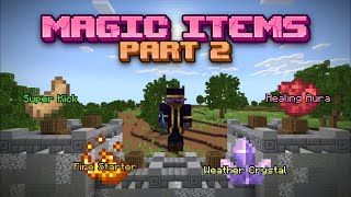 Magic Items Part 2 Minecraft Command tutorial Bedrock Edition [upl. by Hceicjow]