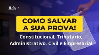 Como salvar a sua PROVA  Maurício Gieseler [upl. by Hwang]