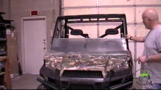 Installation Tutorial for Ranger 900  UTV Windshields and Accessories [upl. by Ennahteb895]