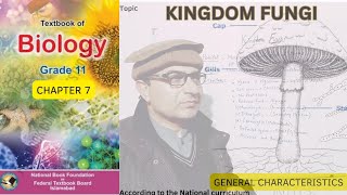 Kingdom Fungi  General Characteristics  biology  Urdu Hindi English  Federal Board Pakistan [upl. by Nerral525]