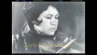 LEGENDARY VIOLINISTS ZORIA SHIKHMURZAYEVA SaintSaens Violin Concerto No1 A majorwith piano score [upl. by Nnayllek]