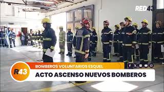 BOMBEROS VOLUNTARIOS ESQUEL ACTO ASCENSO NUEVOS BOMBEROS [upl. by Ame639]