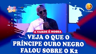 Príncipe Ouro Negro realiza Show no dia 2 de Outubro  A Tarde é Nossa  TV ZIMBO [upl. by Elocyn]