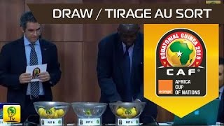 DRAW Ceremony  Qualifiers Orange Africa Cup of Nations 2015 [upl. by Meriel]