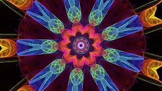 Splendor of Color Kaleidoscope Video v13 Hypnotic Visuals to Relaxing Ambient Meditation Music [upl. by Ariana]