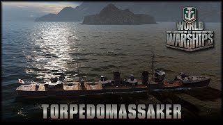 World of Warships  JPN Minekaze  Torpedomassaker  deutsch  gameplay [upl. by Pears]