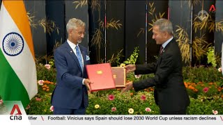 Singapore and India elevate ties to comprehensive strategic partnership [upl. by Elsi376]