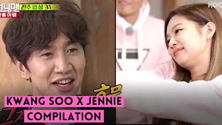 Kwang Soo X Jennie Moments  Running Man [upl. by Orgell]