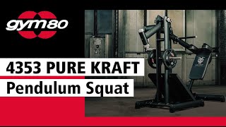 4353 PURE KRAFT Pendulum Squat [upl. by Nadeau]