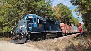 CaterParrott Railnet 7004 on the former S amp AOgeechee rail line 1192023 [upl. by Hacker289]