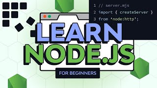 Nodejs Tutorial for Beginners  CRASH COURSE [upl. by Anawqahs]