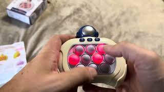 Supermomo Popper Fidget Game Unboxing Testing Use amp Real Review [upl. by Noirb]