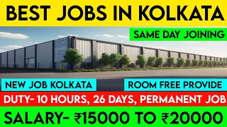 Best Jobs In Kolkata 2024  Kolkata Job Vacancy 2024 [upl. by Siro]