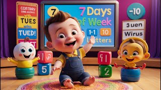 quot🌟Get Ready to Sing Along with These 7 Days of The Week Hits Childrens Songs🎶🌟🥳quot [upl. by Gennaro234]