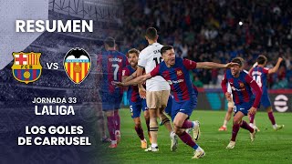 El Barça remonta con mucha polémica arbitral  Goles del FC Barcelona 4  2 Valencia [upl. by Meagher]