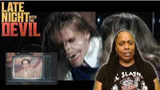 LATE NIGHT WITH THE DEVIL EXCLUSIVE TRAILER 2024  REACTION [upl. by Brigit]