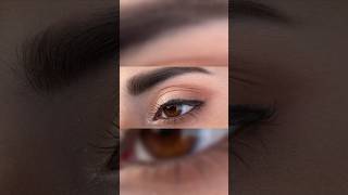 Cut crease eyeshadow tutorial  Half cut crease eye makeup tutorial  Easy Brown Cut Crease Eye look [upl. by Vita]