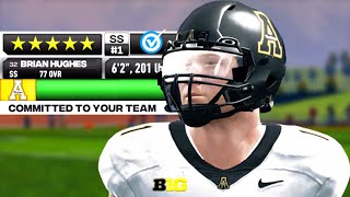 Signing Top Ranked 5Star Strong Safety  NCAA Dynasty Ep 3 [upl. by Newol]