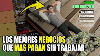 LOS 3 MEJORES NEGOCIOS PARA GANAR MUCHO DINERO en SOLITARIO SIN AYUDA  Guía de GTA 5 Online [upl. by Mark]