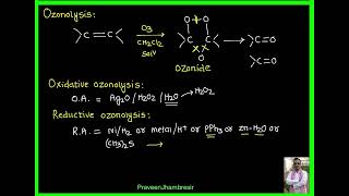 10 AlkeneOzonolysisAnti Hydroxylation [upl. by Nonnah]