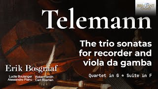 Telemann Trio Sonatas for Recorder and Viola da Gamba [upl. by Ninetta]