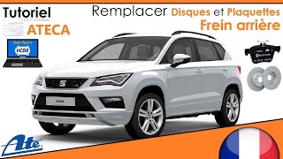 SEAT ATECA  Remplacement Disques et Plaquettes de Frein arrière [upl. by Atiruam150]