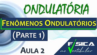 Ondulatória  Aula 2 Fenômenos Ondulatórios Parte 1 [upl. by Whitver]