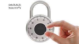 How to Open a Combination Lock [upl. by Nicolau]